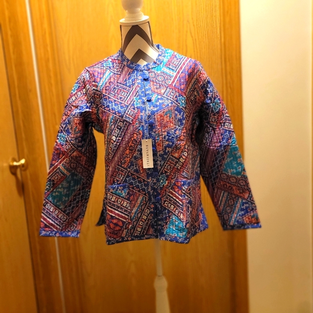 NWT reversible jacket by Appleseeds size M